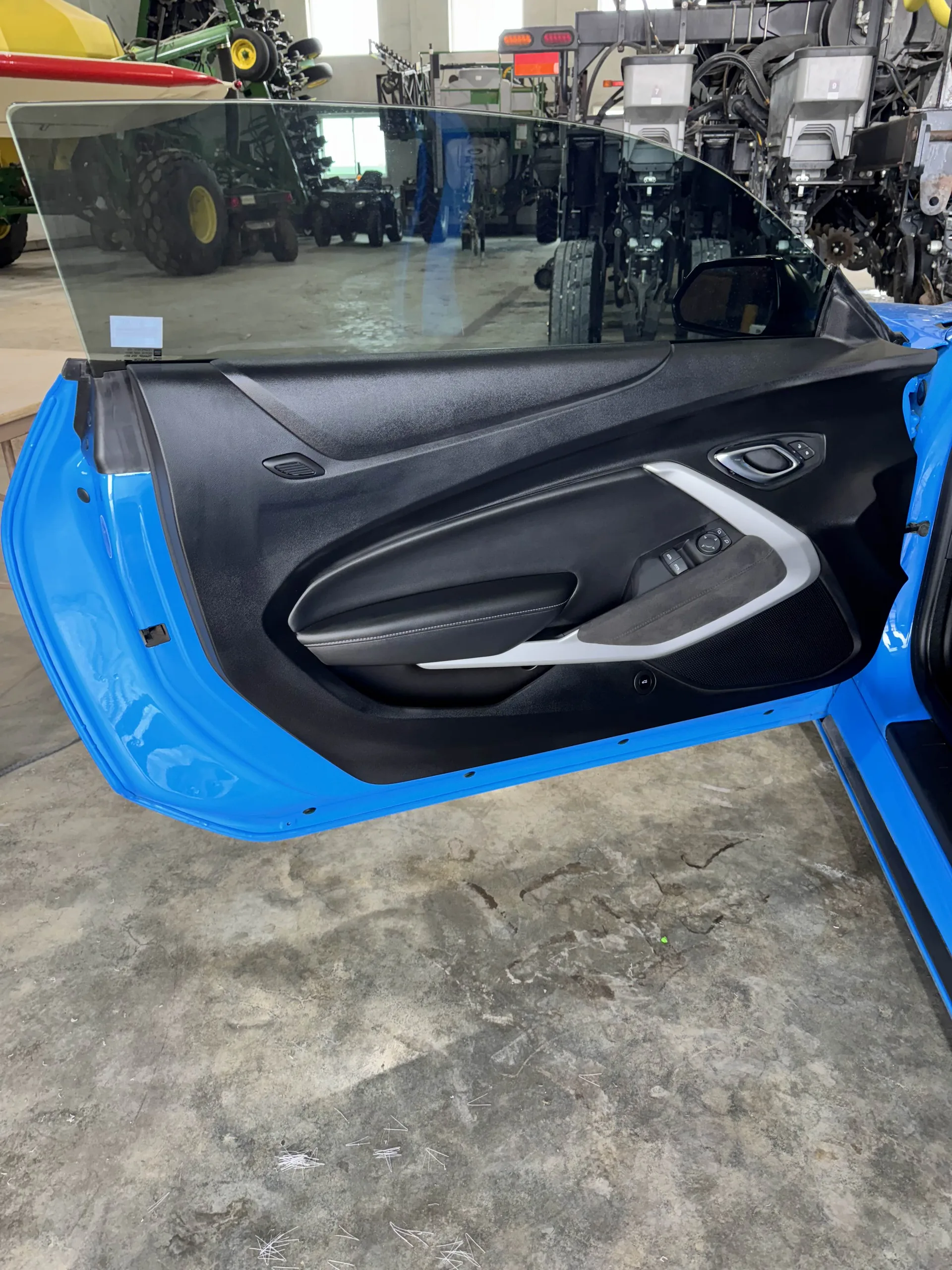 Camaro door panel after