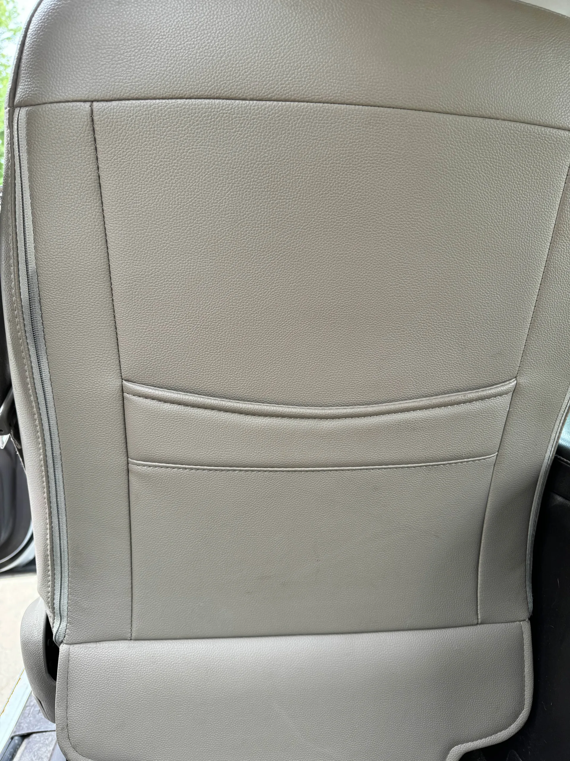 Leather seat after