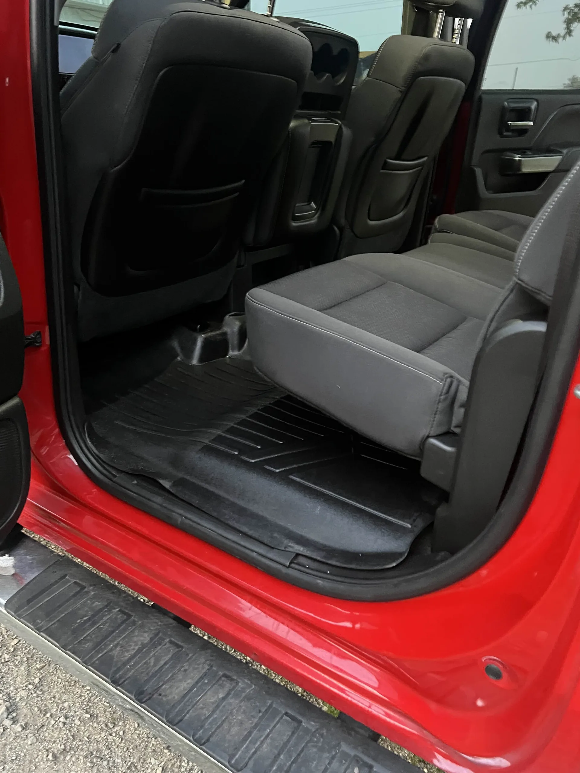 Silverado interior after