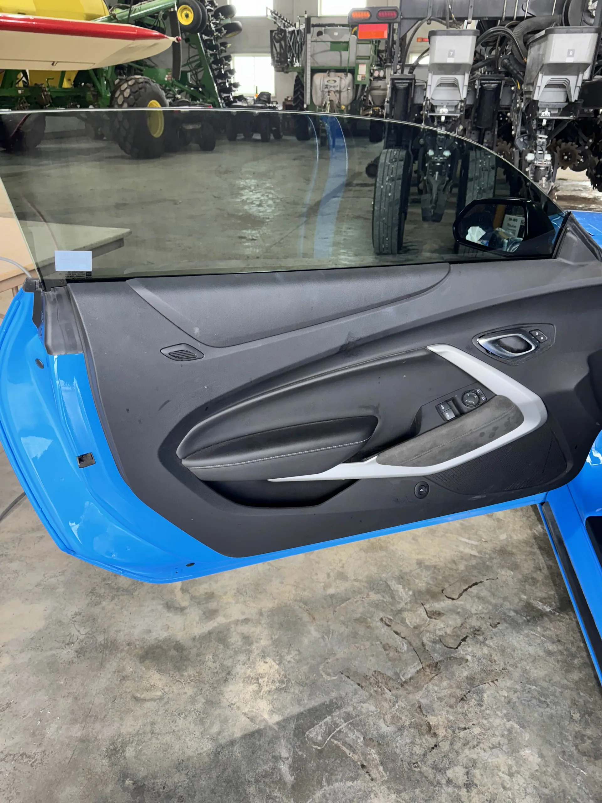 Camaro door panel before