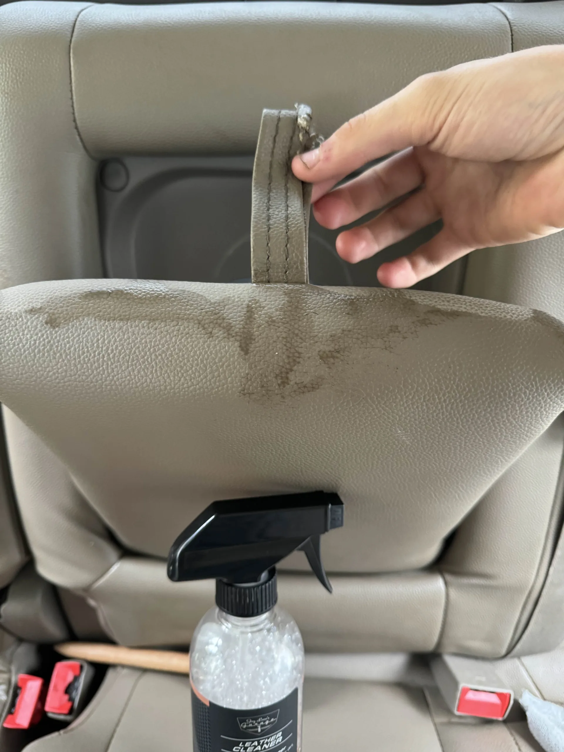 Leather seat before