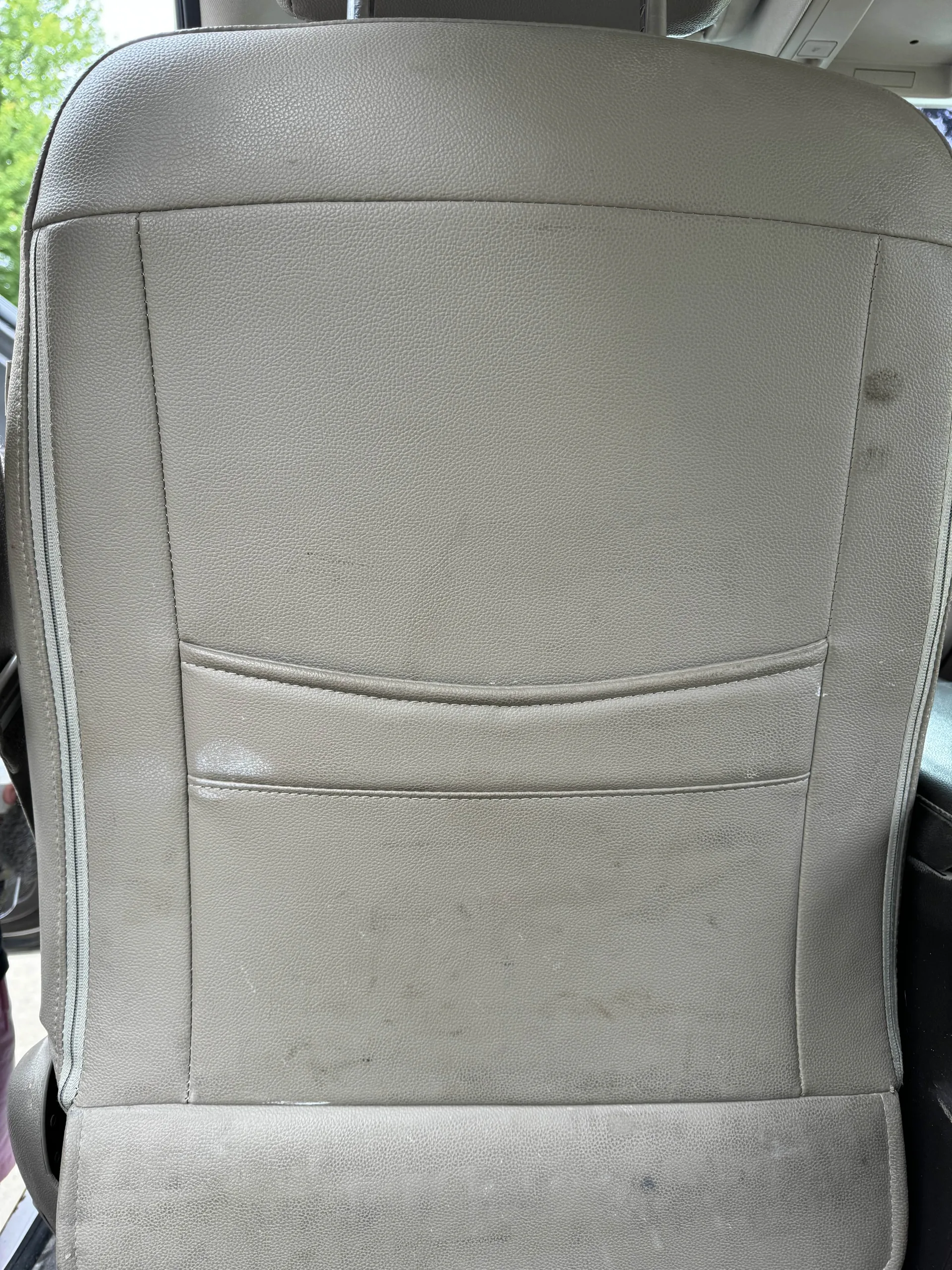 Leather seat before