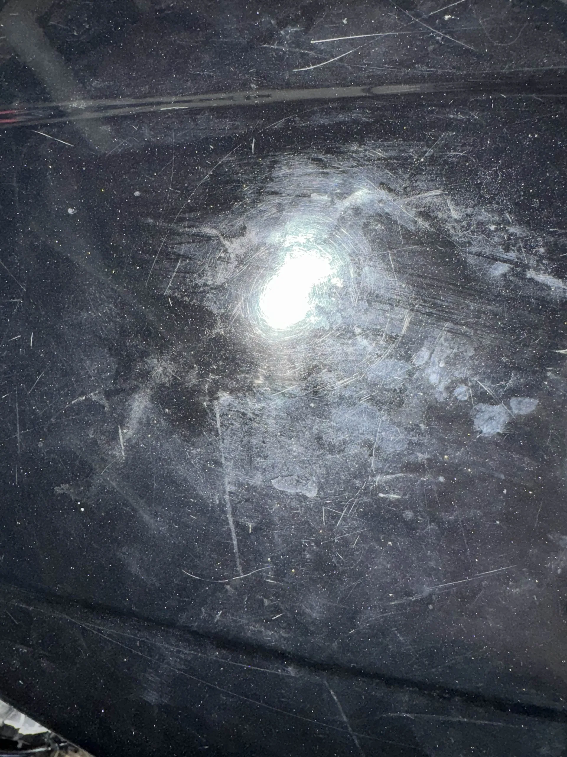 Motorcycle paint before